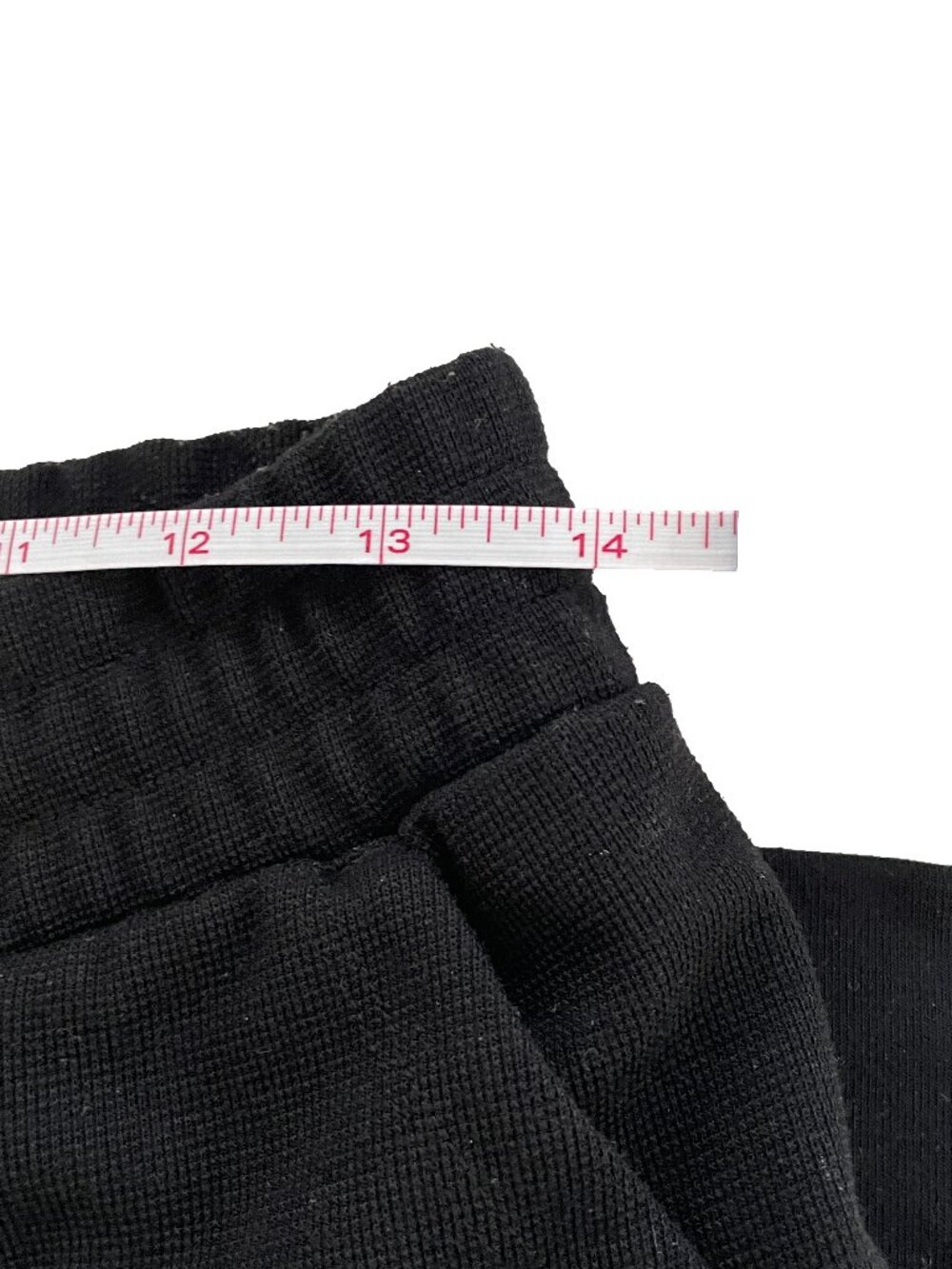 Uniqlo Small Black Knit Ankle Length Pants Elastic Drawstring Stretch Waistband - Picture 5 of 13